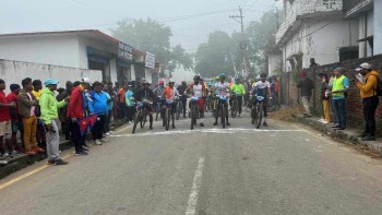 नेपालगन्जमा गरियो मेयरकप साईकल दौड प्रतियोगिता 